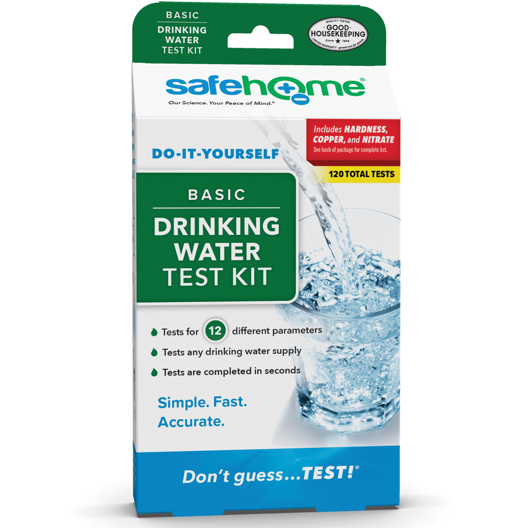Drinking Water Test Kit - Instant DIY - 120 Total Tests - Safe Home