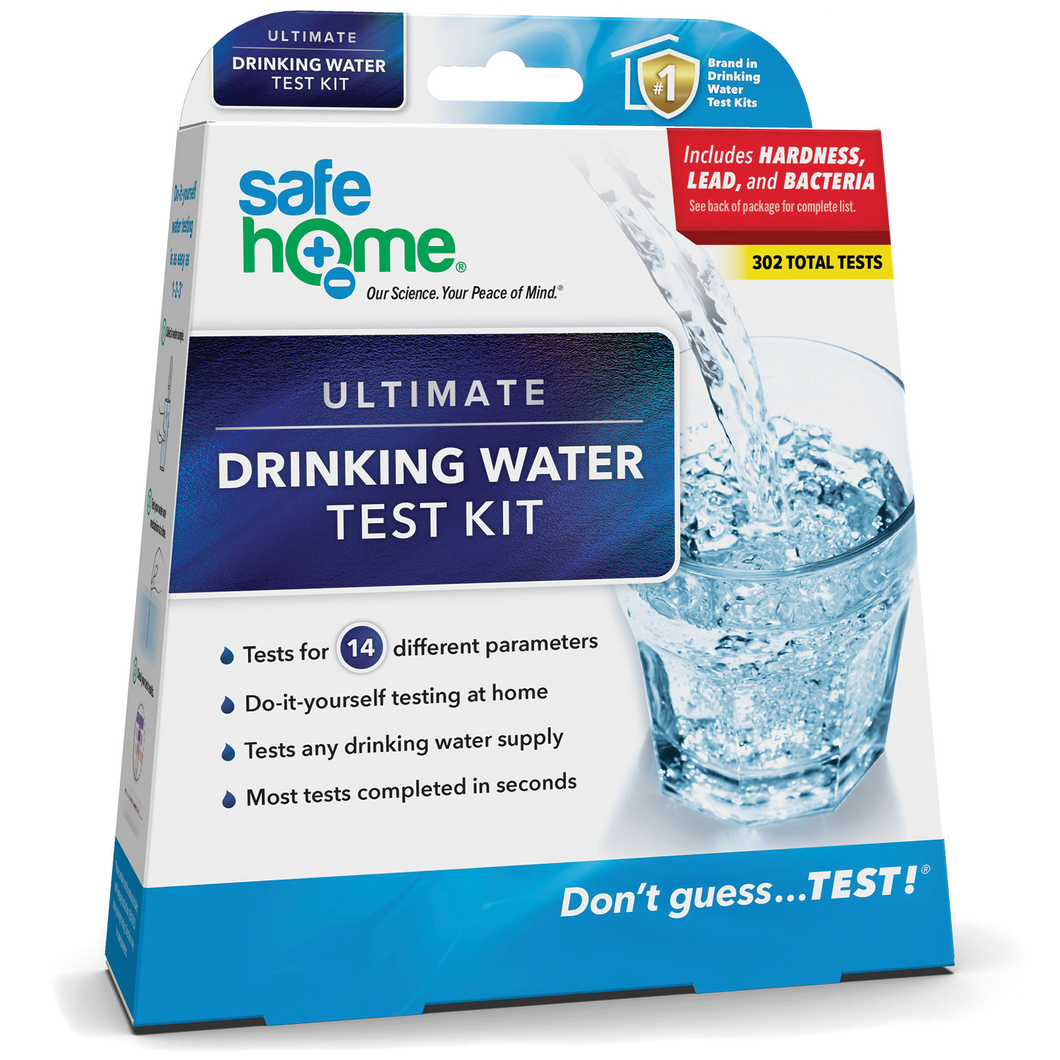 Drinking Water Test Kit ULTIMATE - Instant DIY - 302 Total Tests - Safe Home