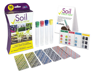 Nutrient Soil Test Kit - LaMotte Soil Check Now Package - 10 Tests