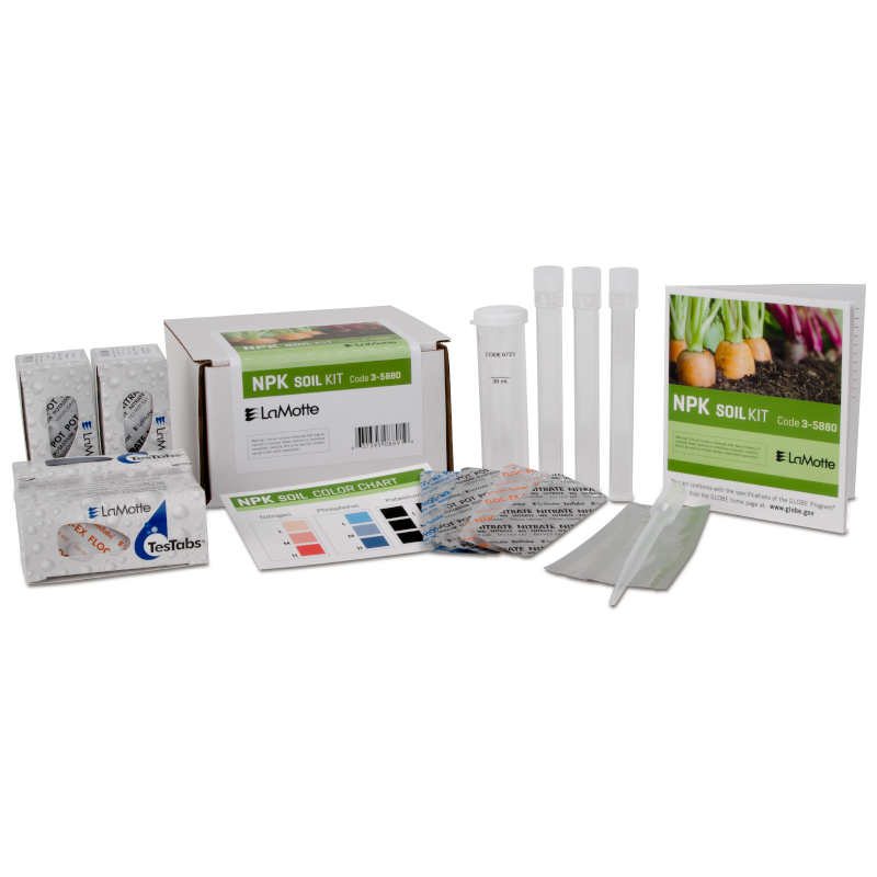 Nutrient Soil Test Kit - LaMotte NPK Package - 50 Tests