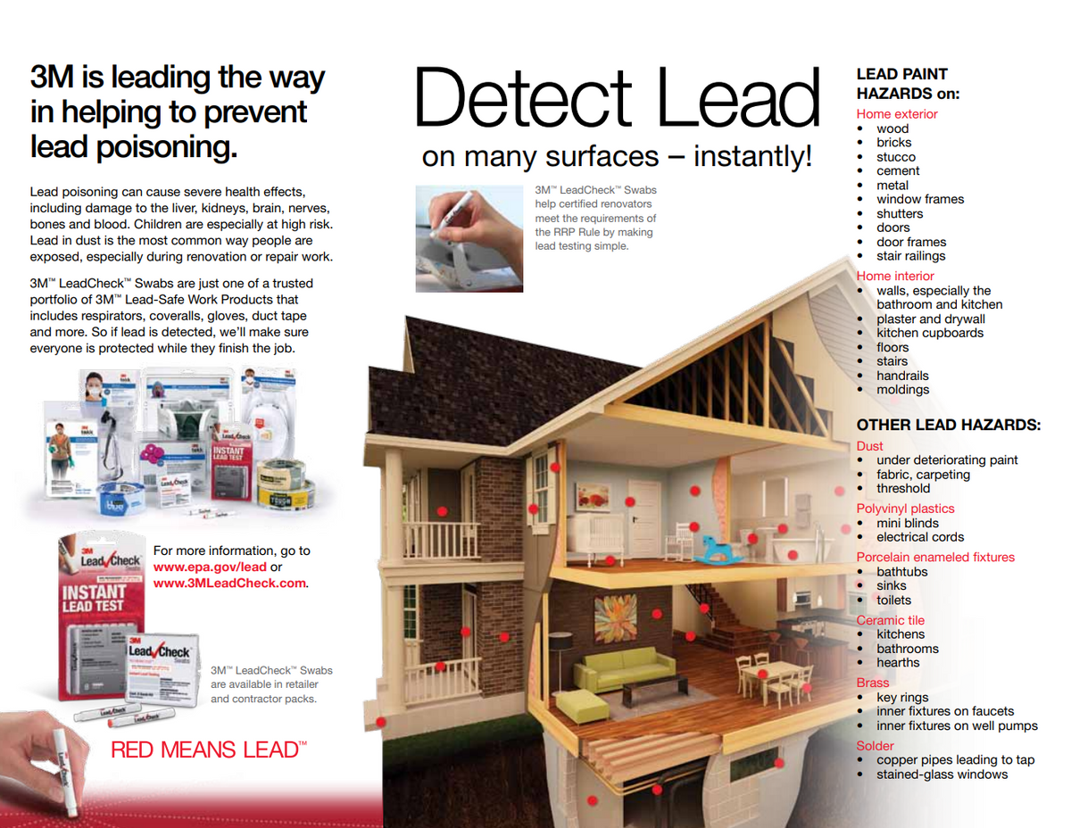 3M Lead Check Swabs - Twin Pack – EWB Test Kits
